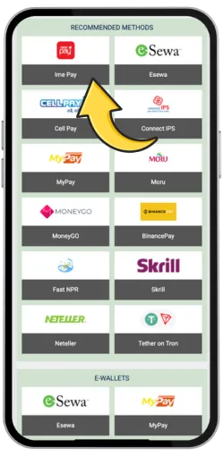 How to deposit money in Melbet