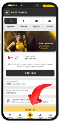 Complete Registration Details
