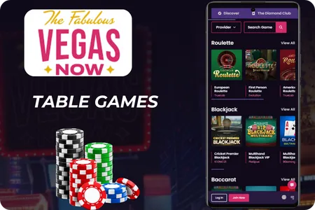 VegasNow Table Games